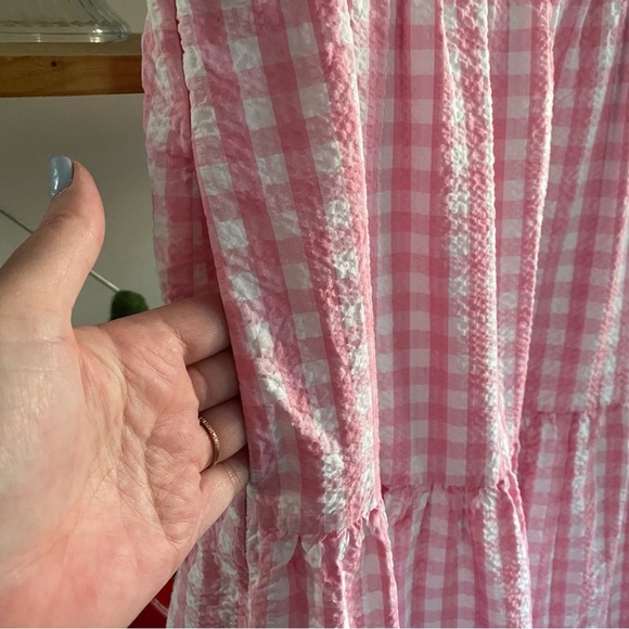 J. Crew Pink and White Tiered Sundress - Picture 10 of 15